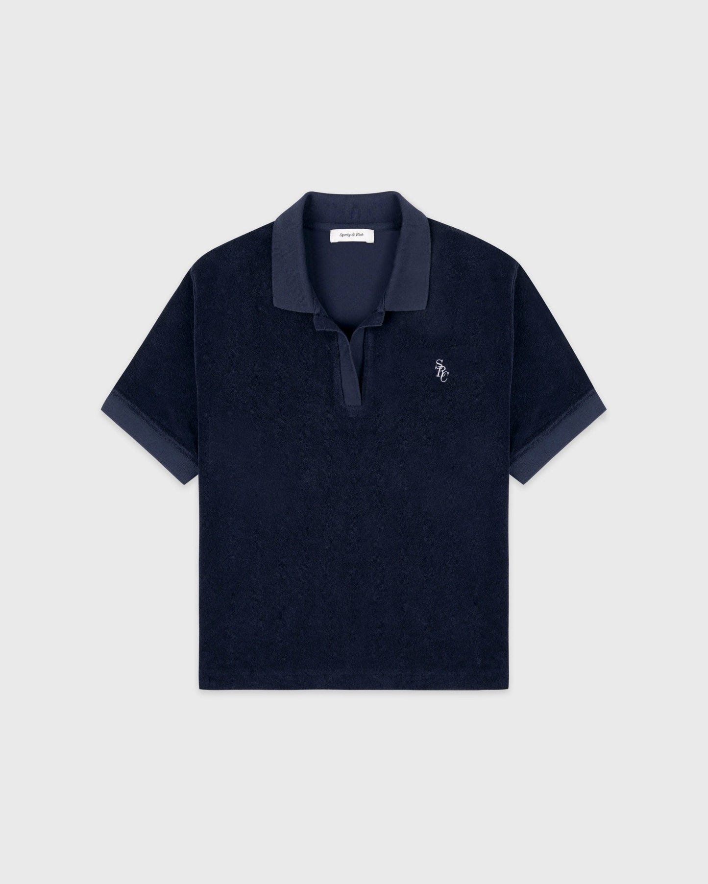 SRC Terry Polo - Navy/White