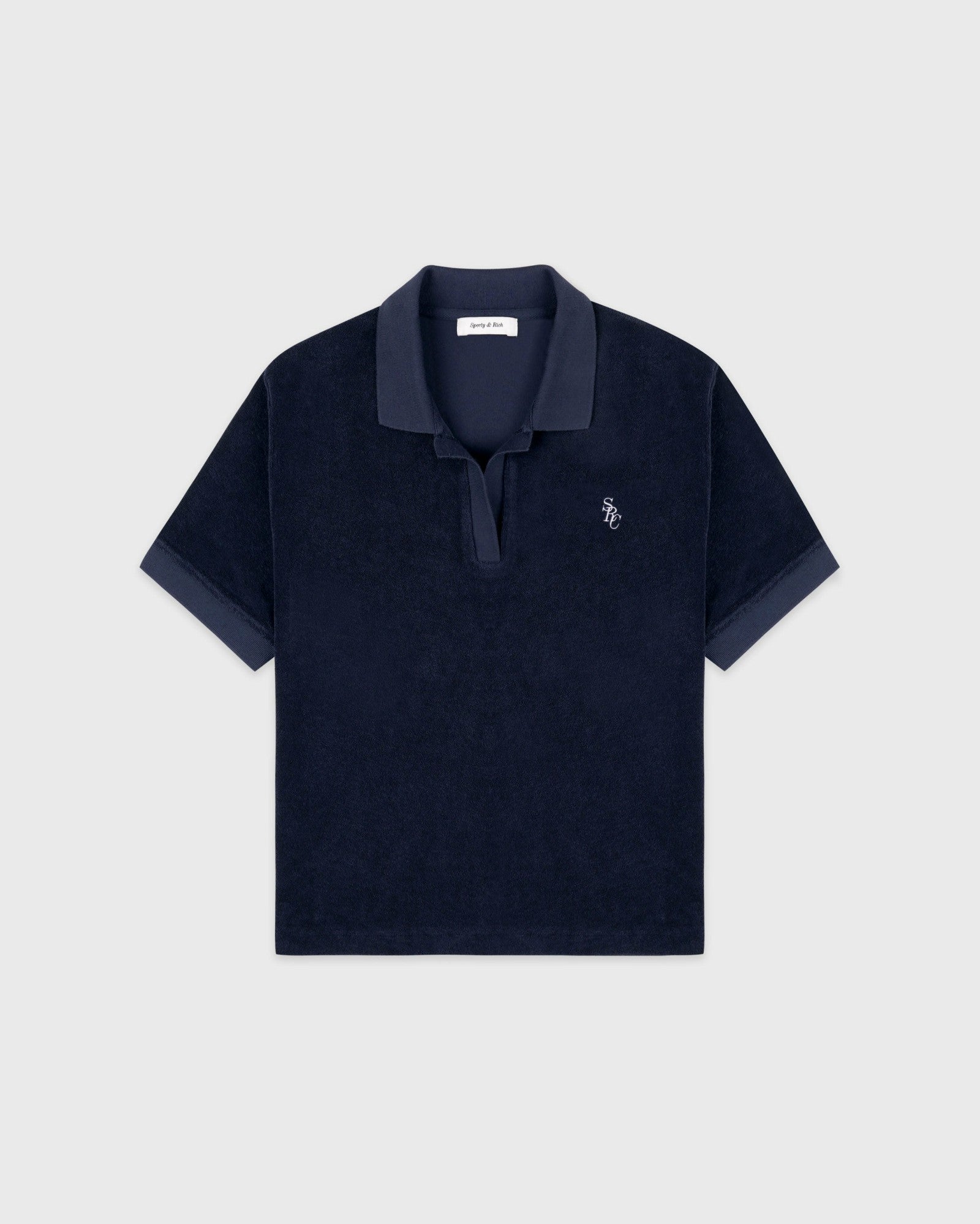 SRC Terry Polo - Navy/White