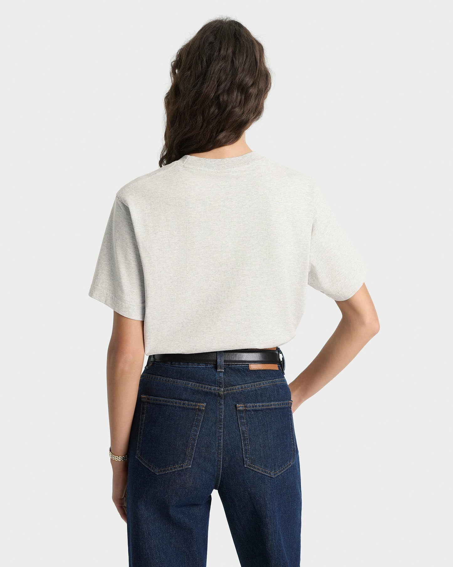 Yale Classic T-shirt - Heather Gray/Navy