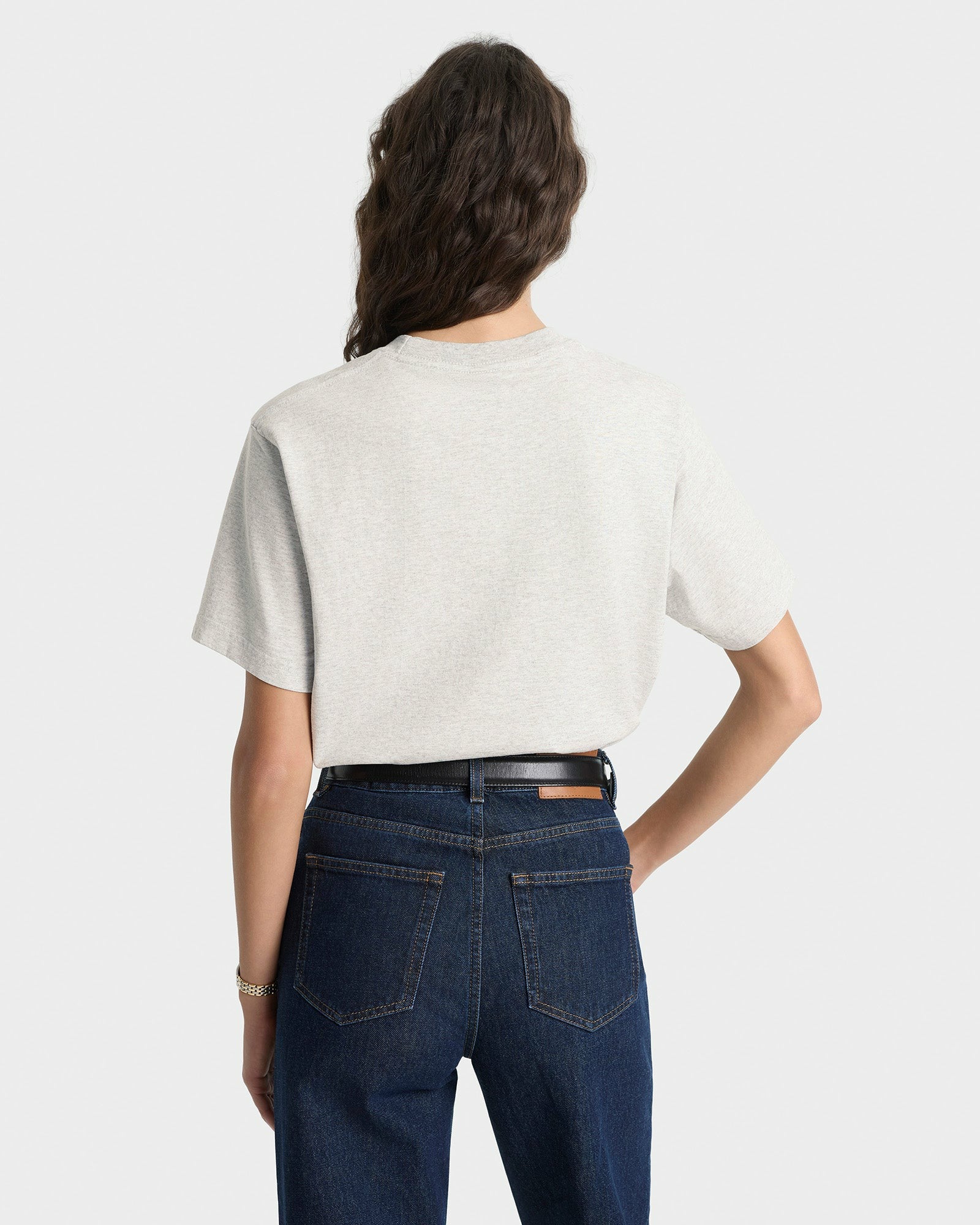 Yale Classic T-shirt - Heather Gray/Navy