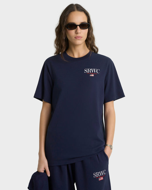 Nautical T-Shirt - Navy/White