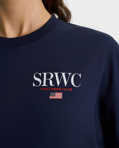 Nautical T-Shirt - Navy/White