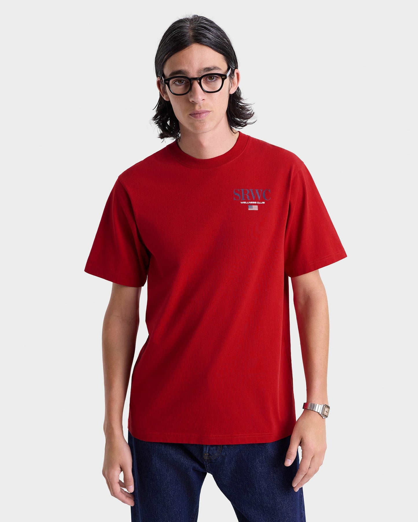 Nautical T-Shirt - Ruby/Navy