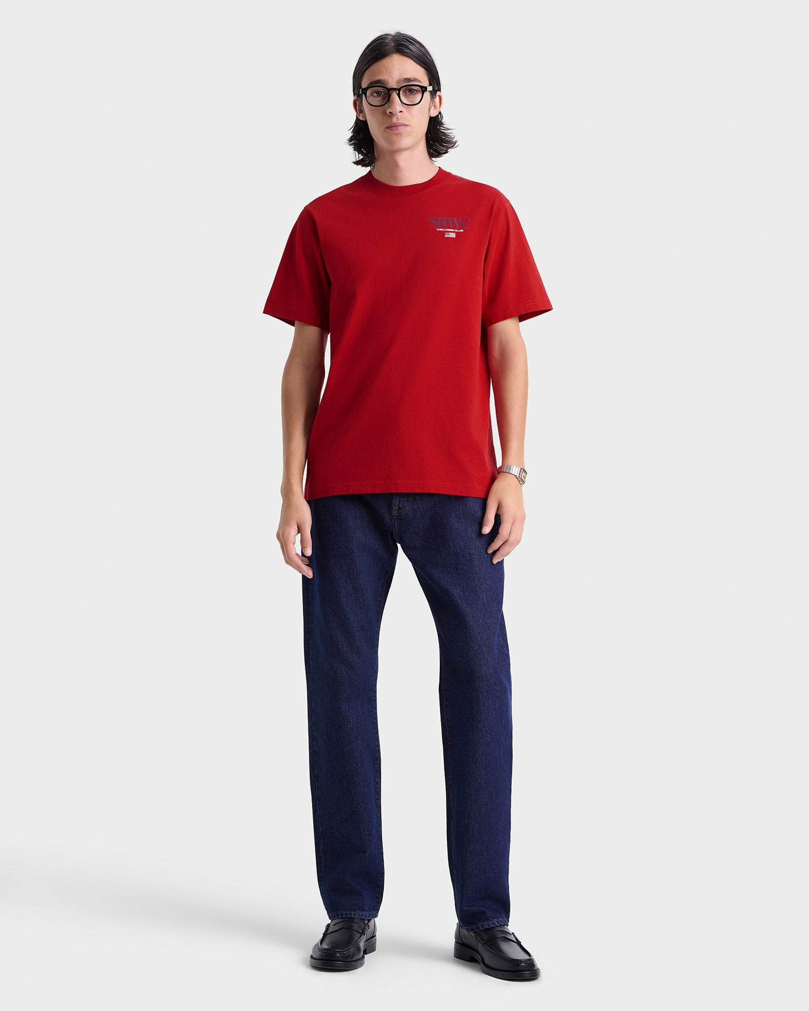 Nautical T-Shirt - Ruby/Navy