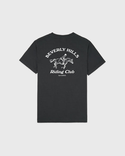 BH Riding Club T-Shirt - Faded Black/White