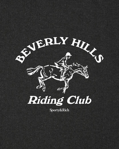 BH Riding Club T-Shirt - Faded Black/White