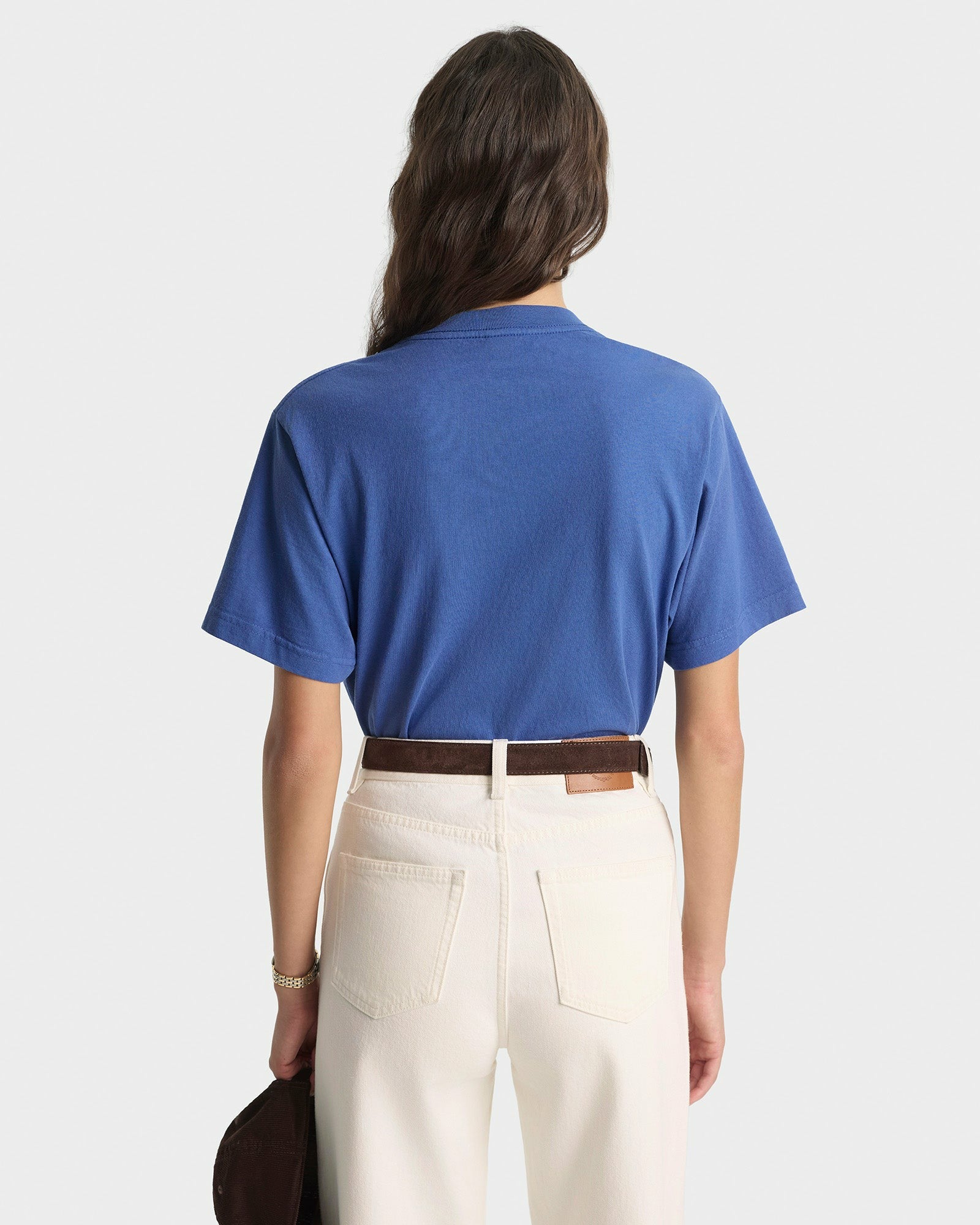 BH Riding Club T-Shirt - Pier Blue/Ecru