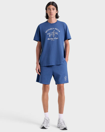BH Riding Club T-Shirt - Pier Blue/Ecru