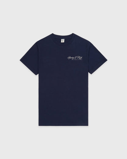 International T-Shirt - Navy/Ecru