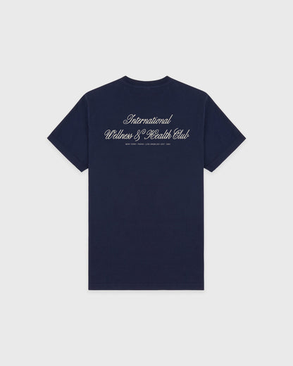 International T-Shirt - Navy/Ecru