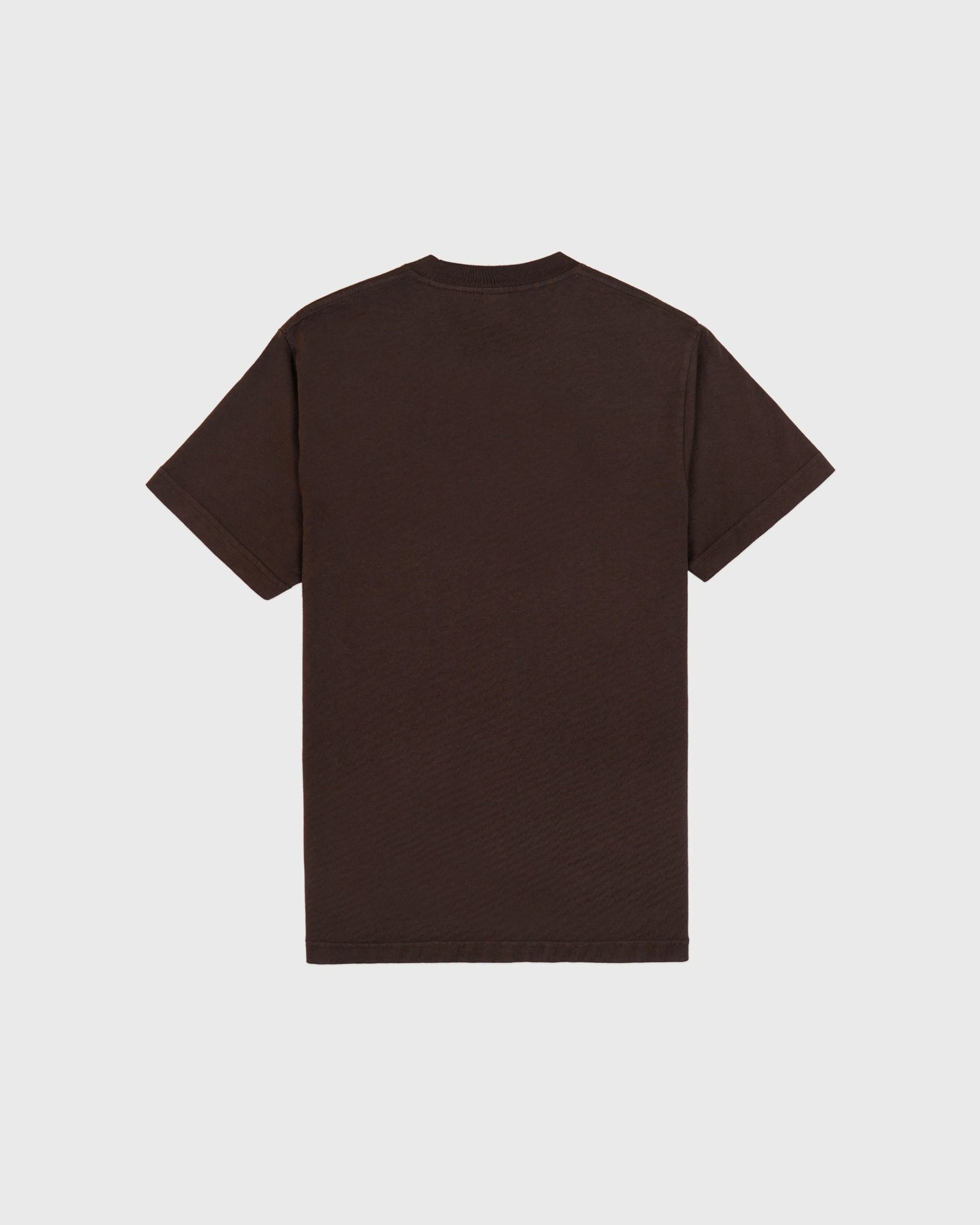 H&W Crest T-Shirt - Chocolate/Ecru