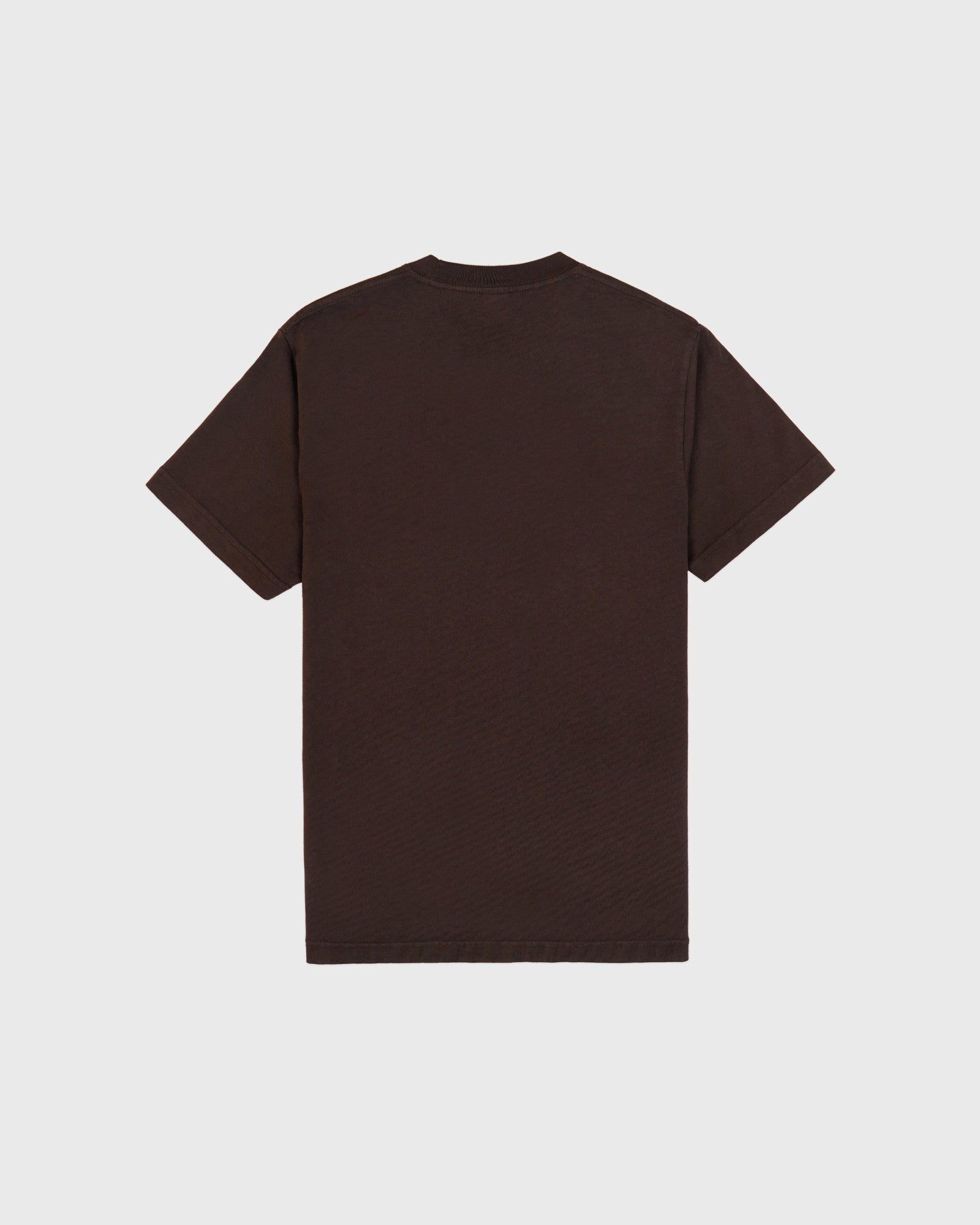 H&W Crest T-Shirt - Chocolate/Ecru