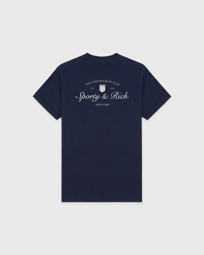 Syracuse T-Shirt - Navy/Ecru