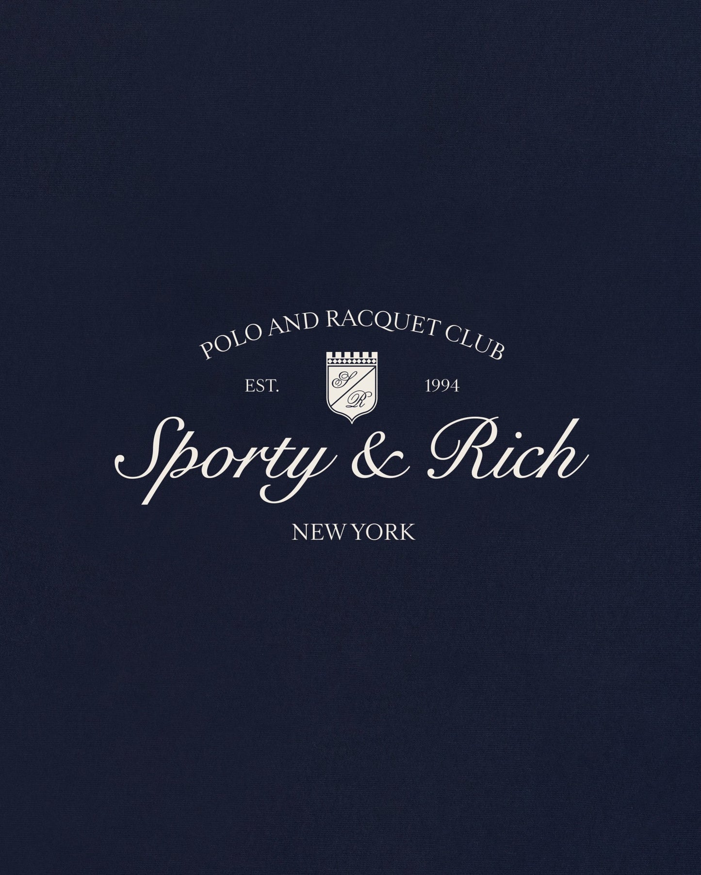 Syracuse T-Shirt - Navy/Ecru