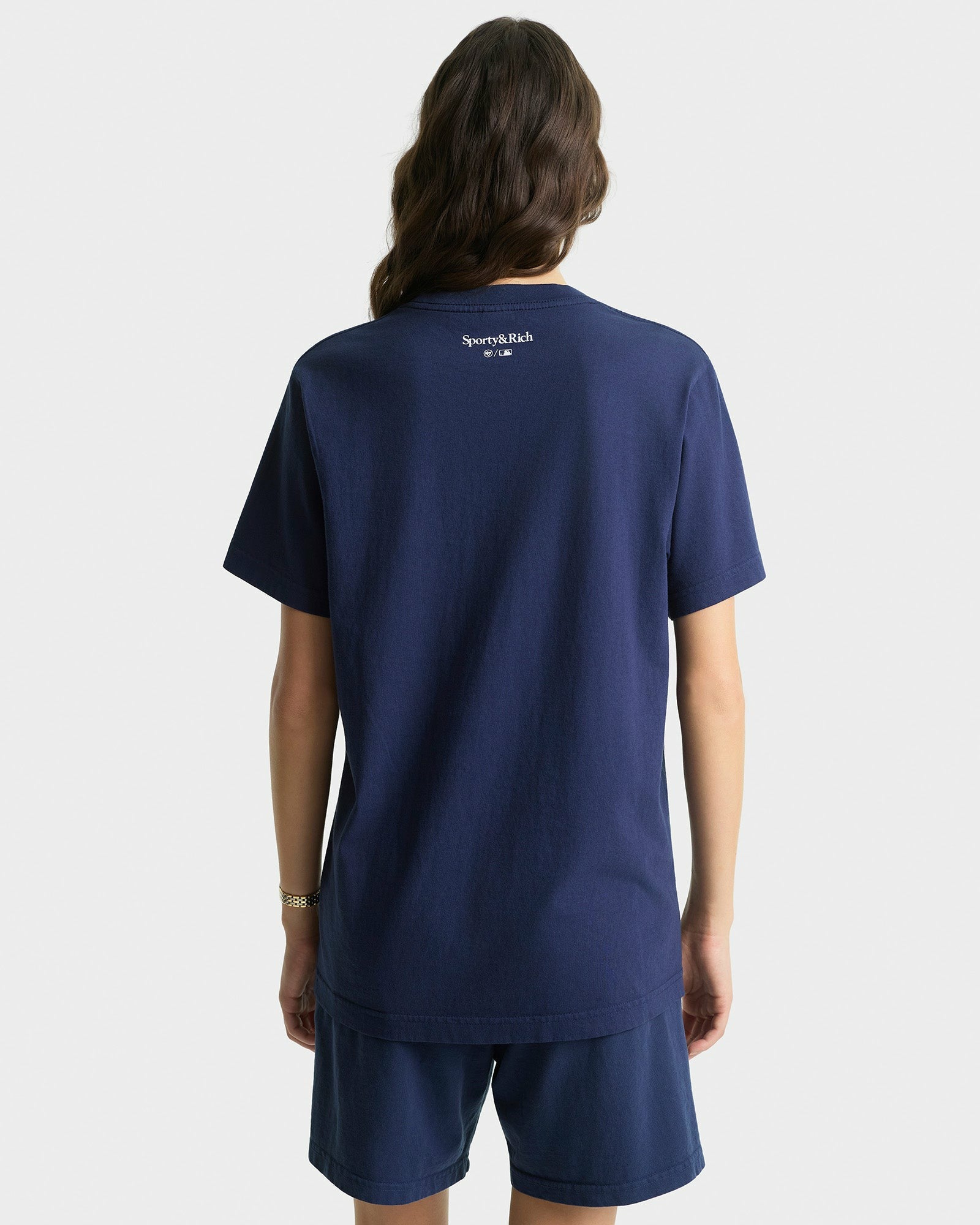 Yankees Ivy T-Shirt - Navy/White