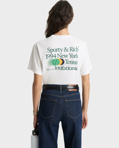 Invitational T-Shirt - White/Forest