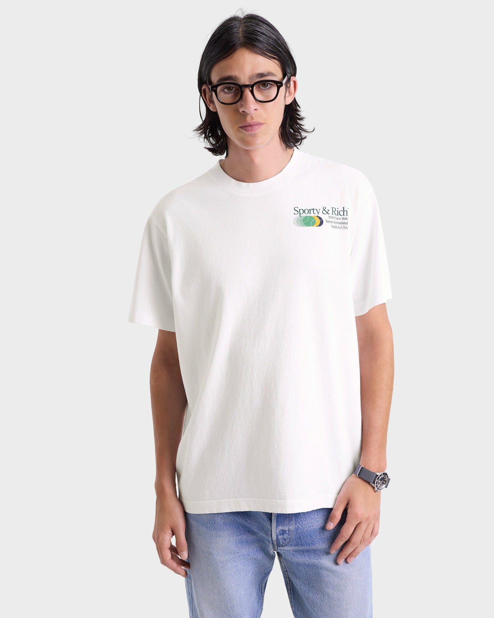 Invitational T-Shirt - White/Forest