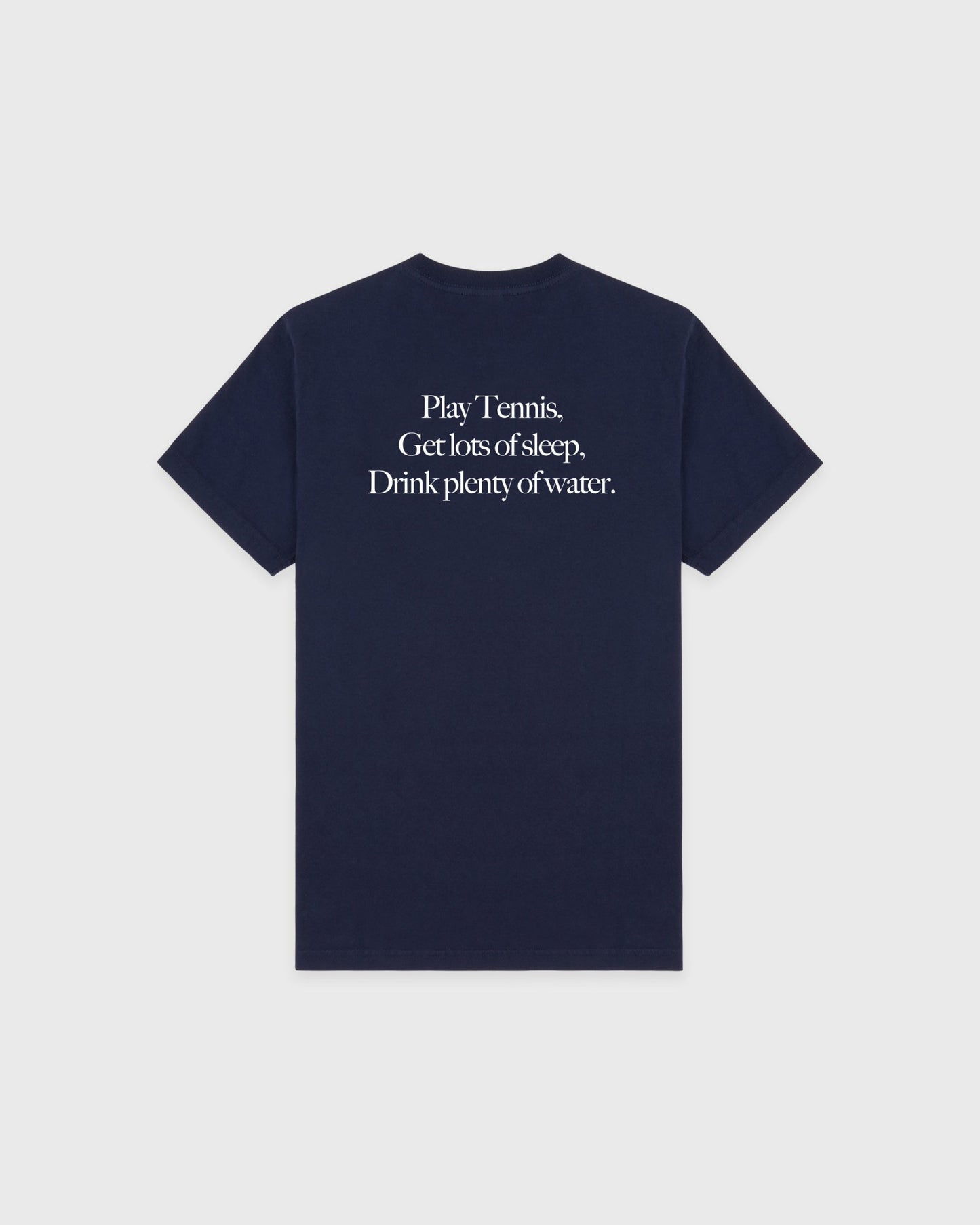 Play Tennis T-Shirt - Navy/White