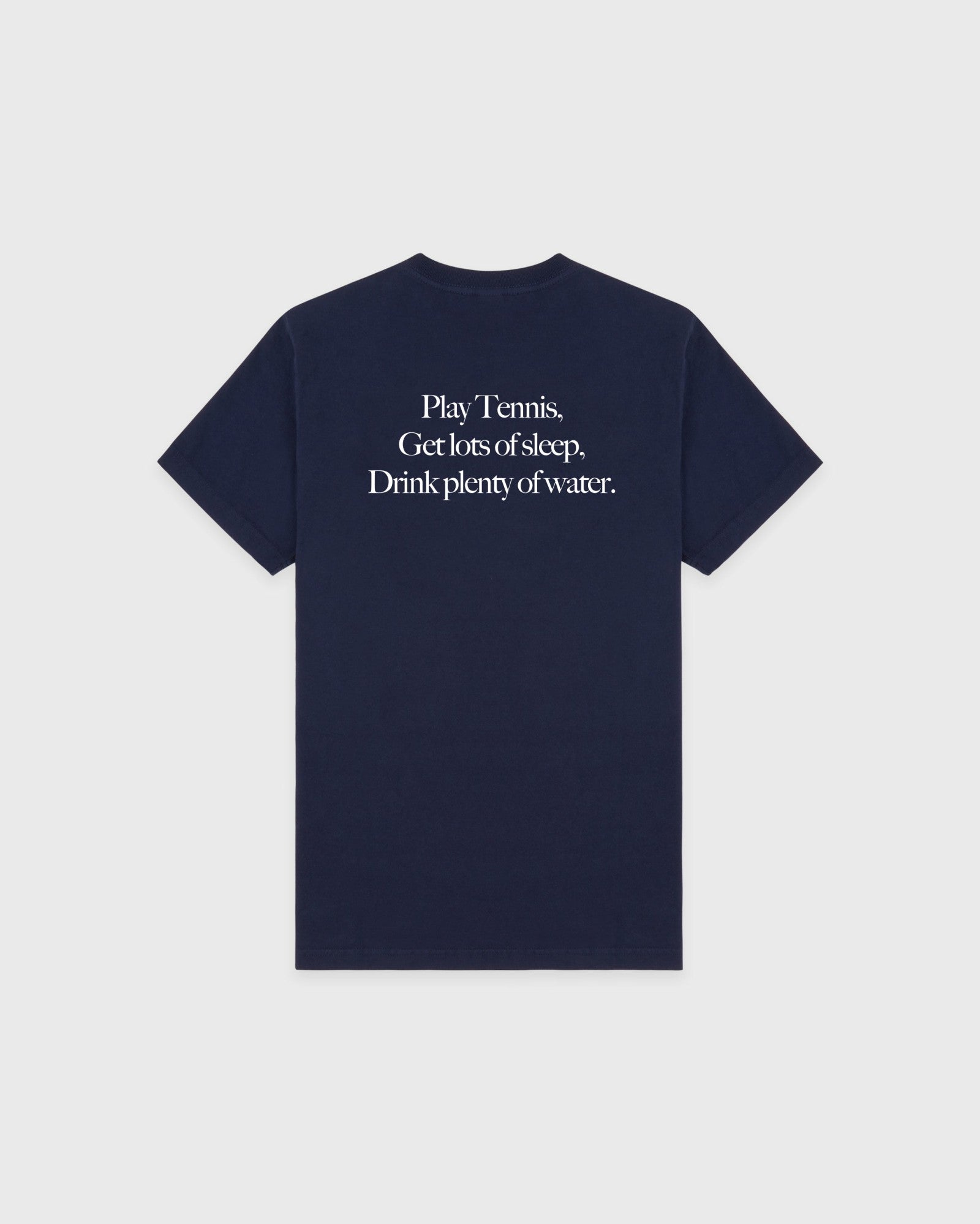 Play Tennis T-Shirt - Navy/White