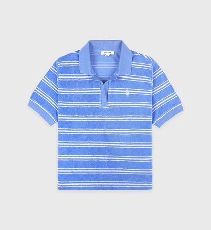 SRC Terry Polo - Juniper Striped