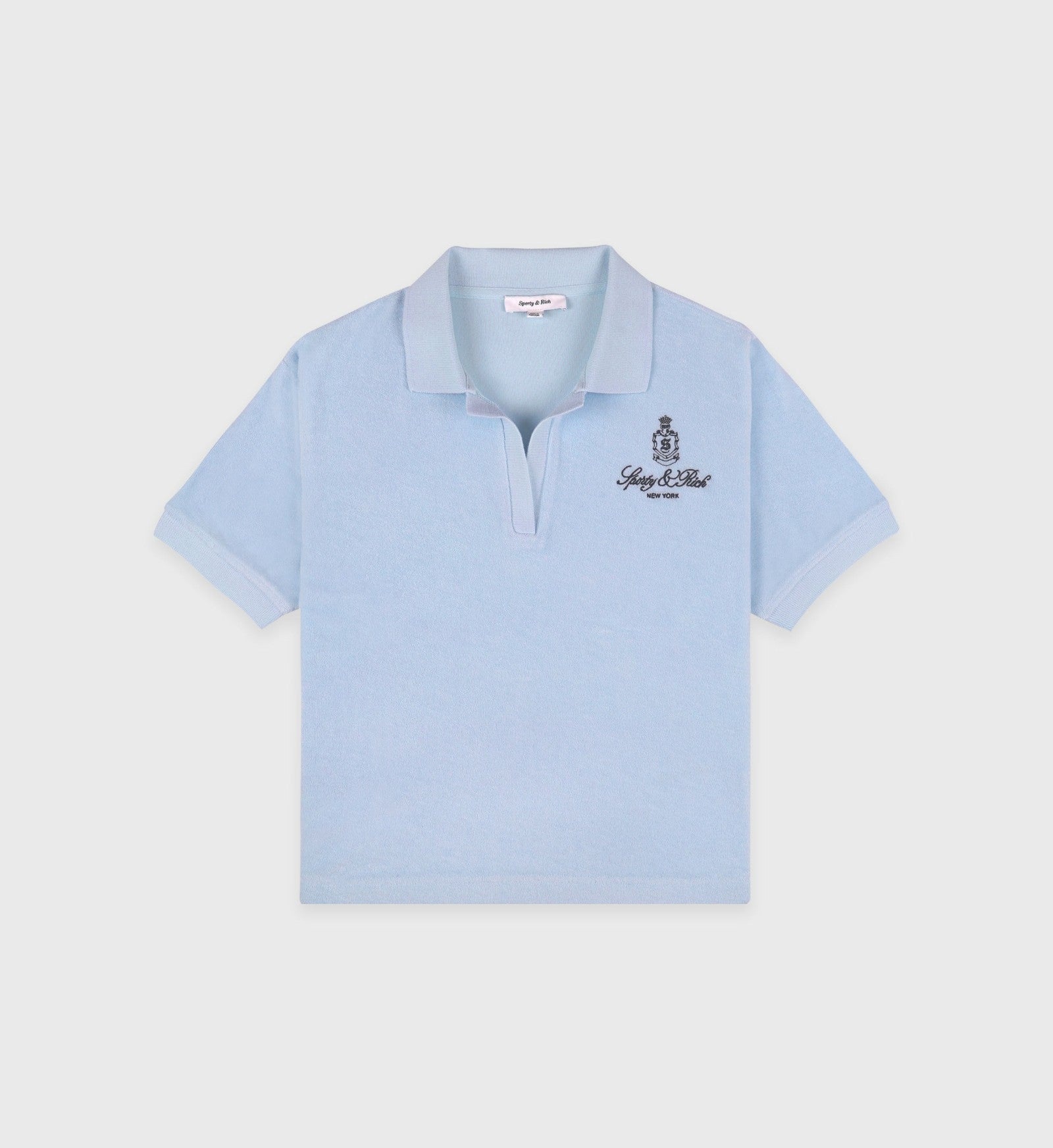 Vendome Terry Polo - Ciel/Navy