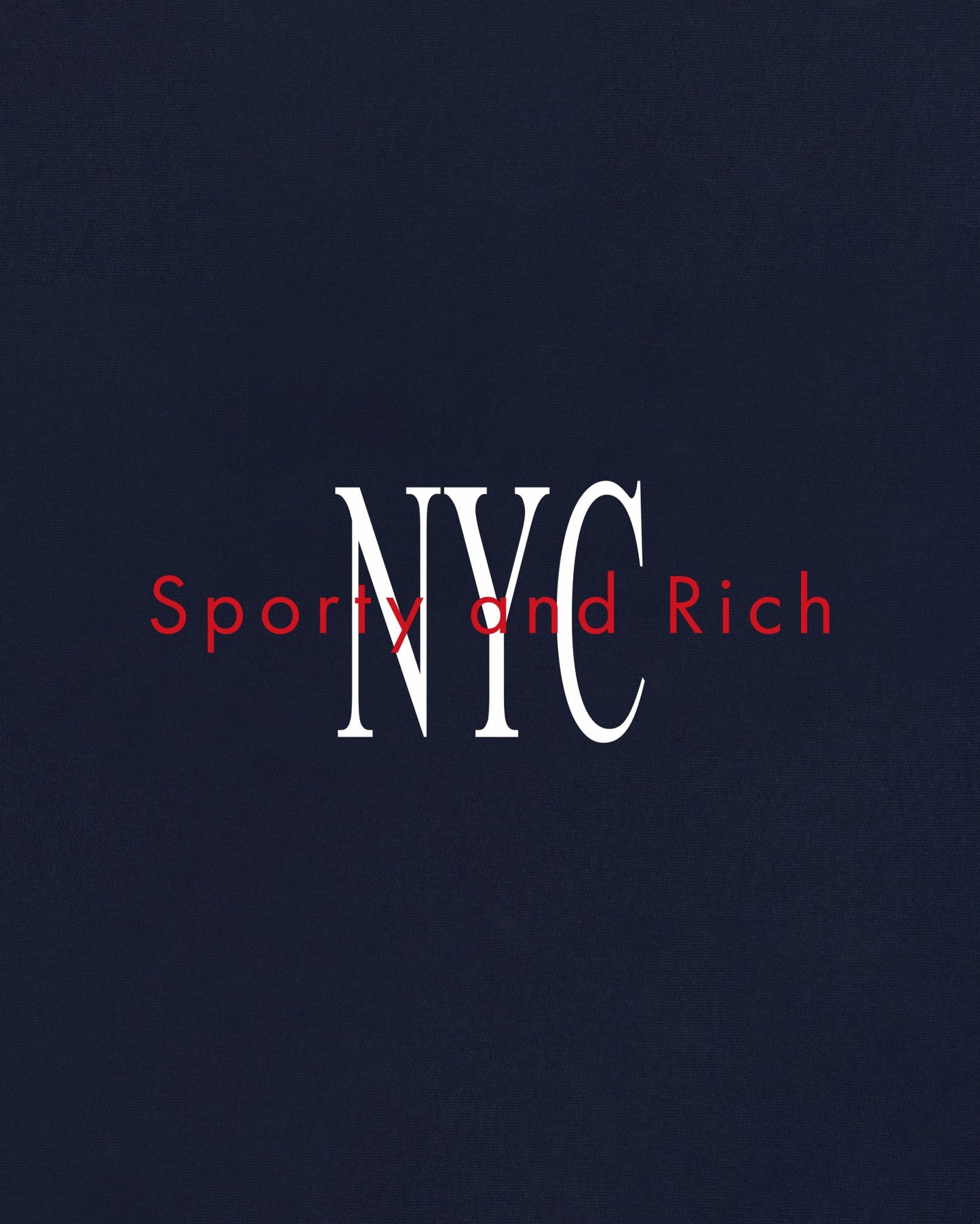 NY Minute T-Shirt - Navy/White