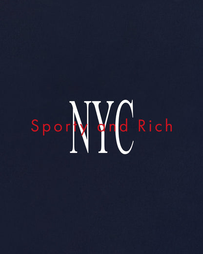 NY Minute T-Shirt - Navy/White