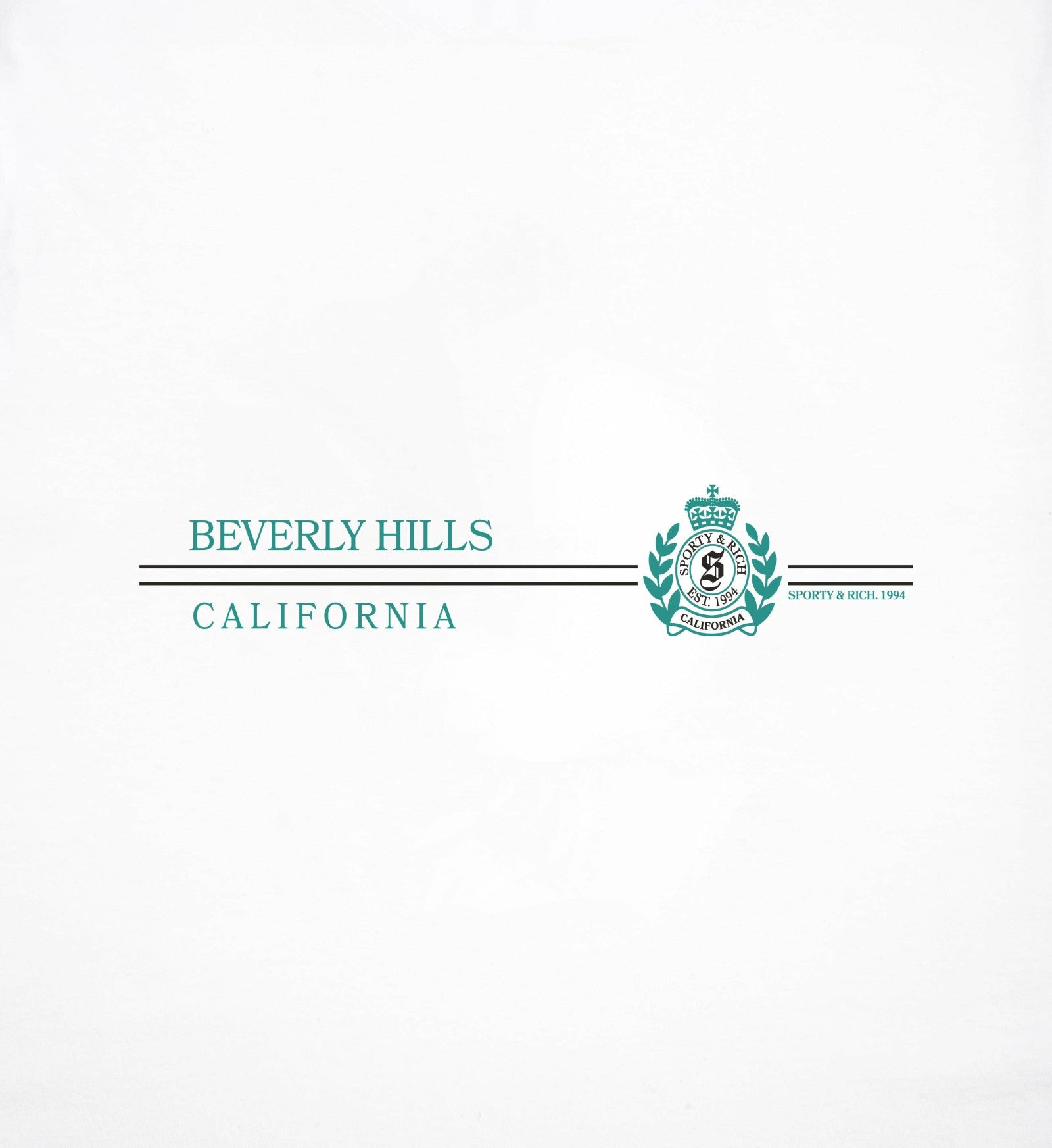 Beverly Hills Horizon Soft T-Shirt - White