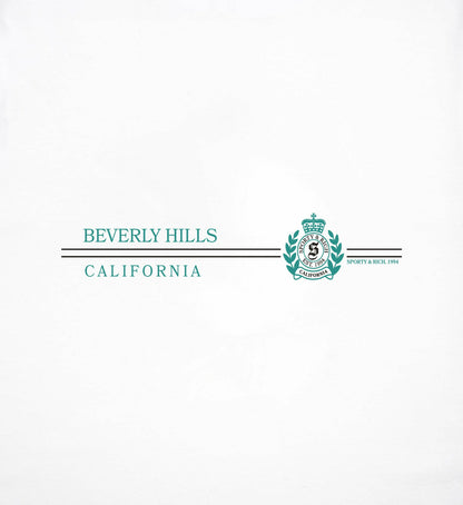 Beverly Hills Horizon Soft T-Shirt - White