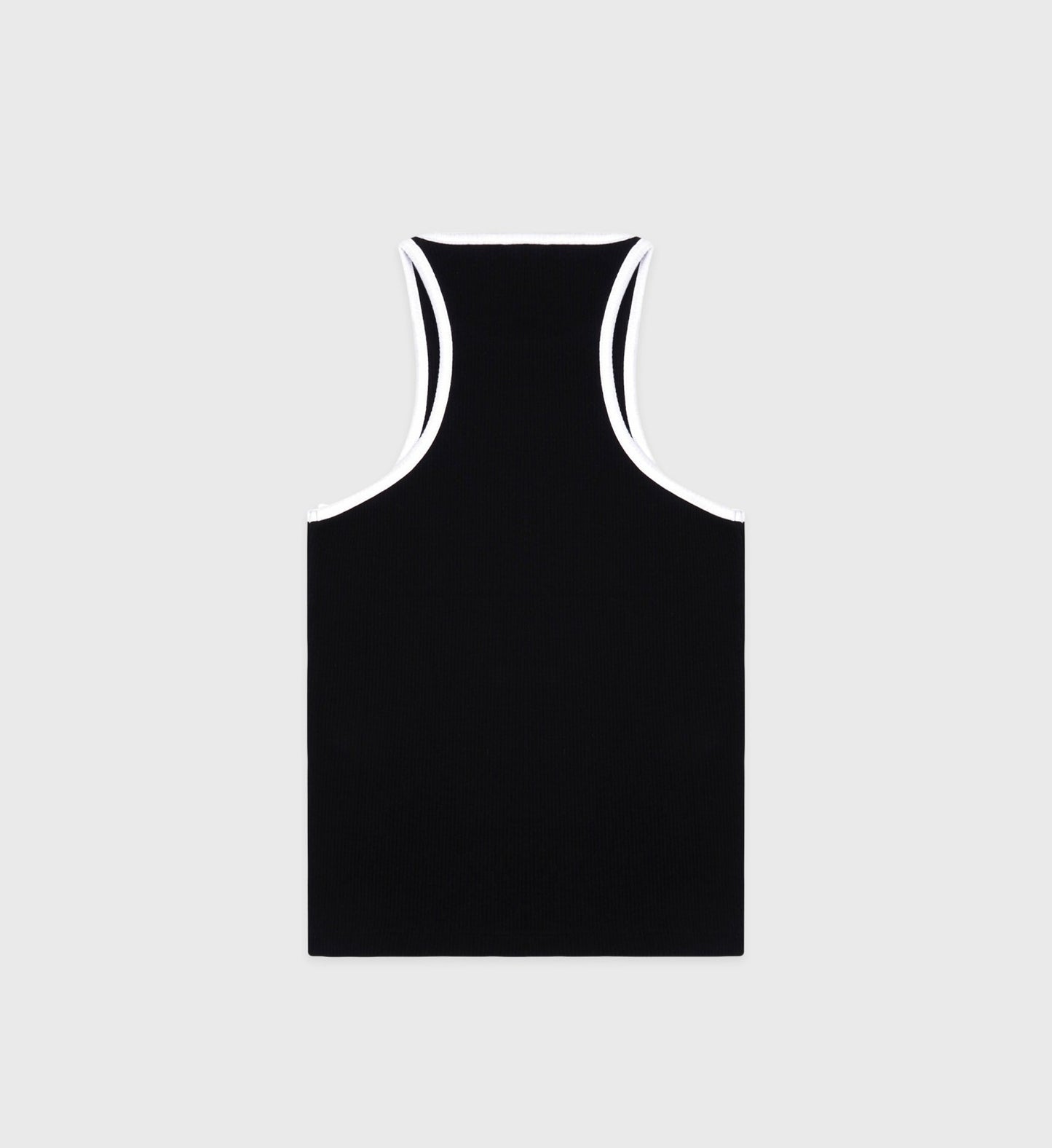 SRHWC Ribbed Tank - Black/White