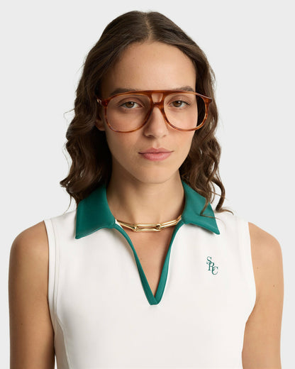 SRC Sports Polo Vest - White/Alpine