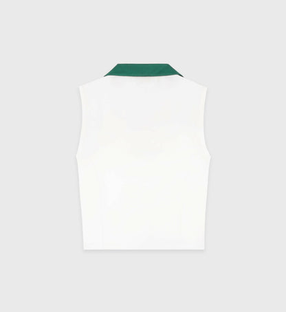SRC Sports Polo Vest - White/Alpine