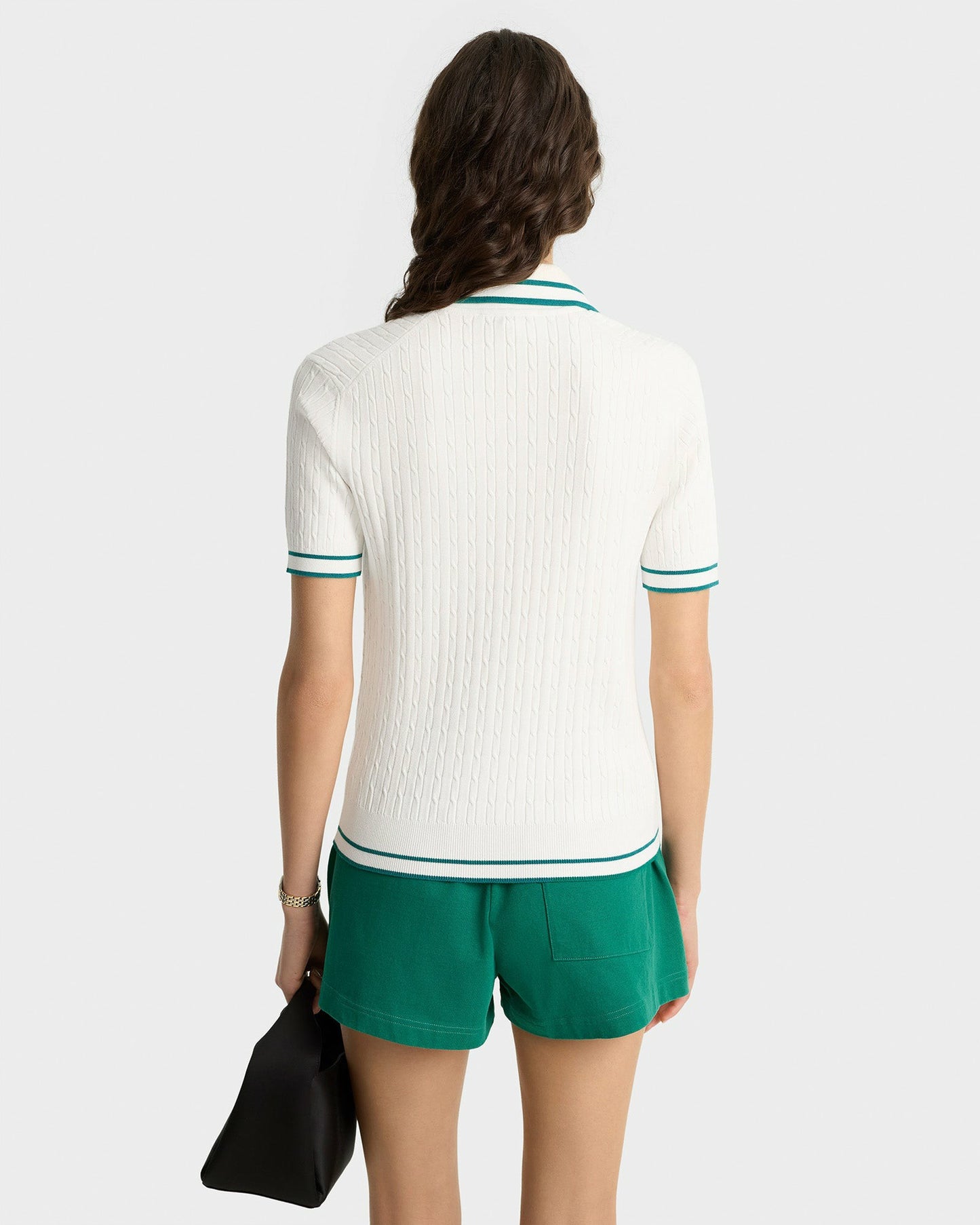 SRC Mini Cable Polo - White/Alpine