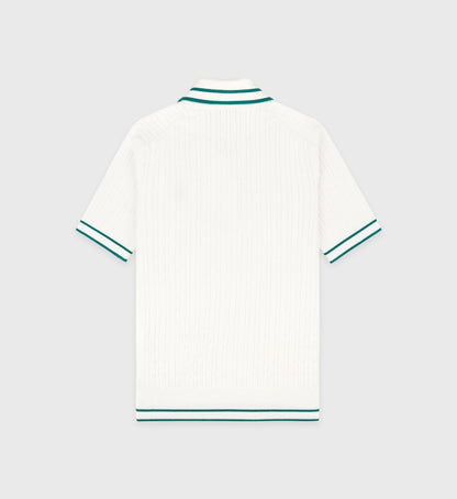 SRC Mini Cable Polo - White/Alpine
