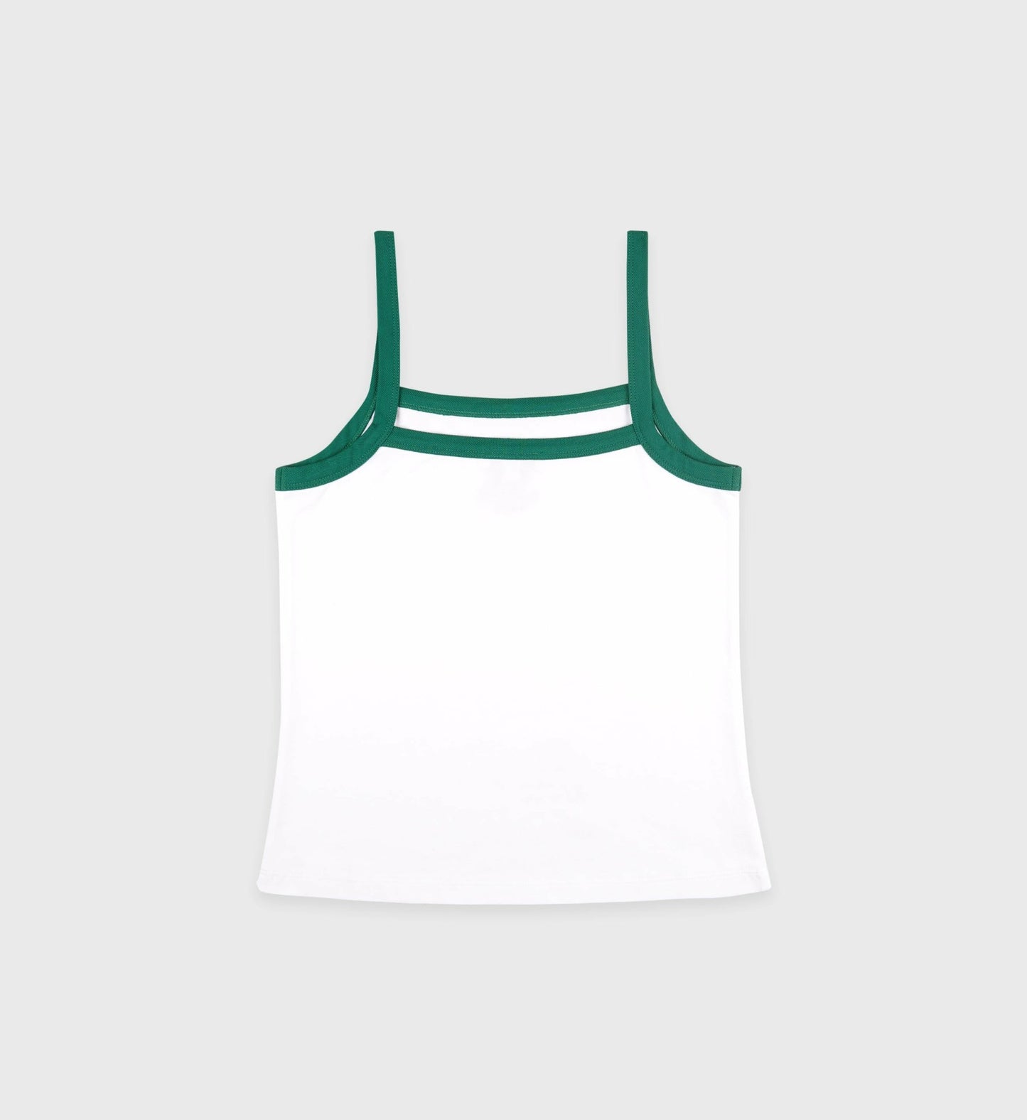 Crown Tennis Pique Tank - White/Alpine