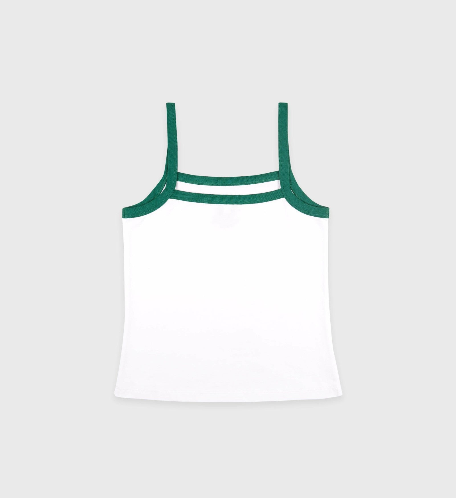 Crown Tennis Pique Tank - White/Alpine