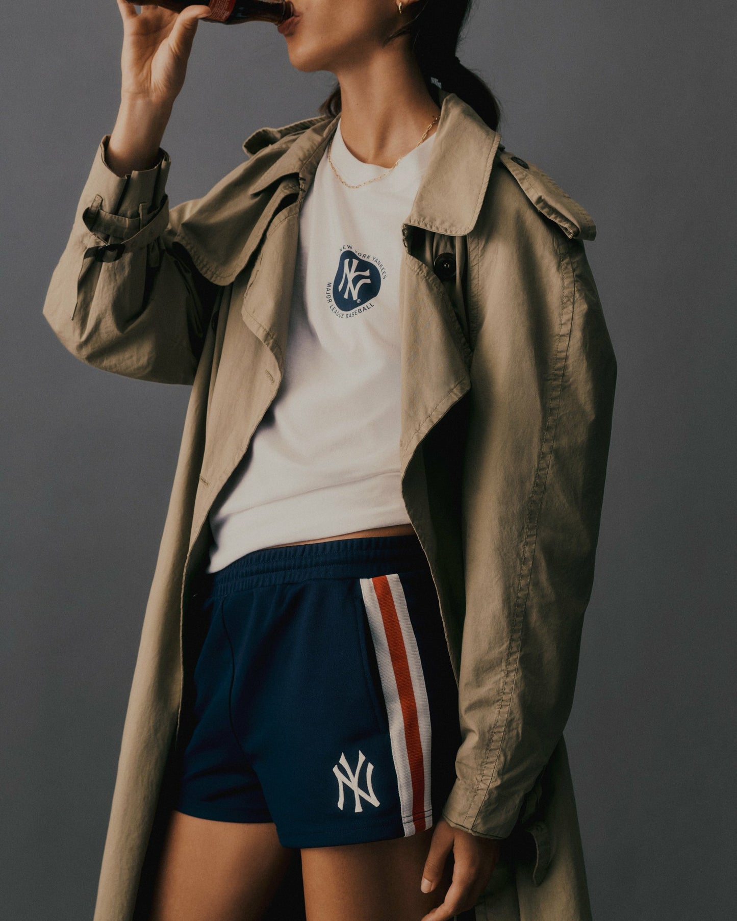 Major League T-Shirt - White/Navy