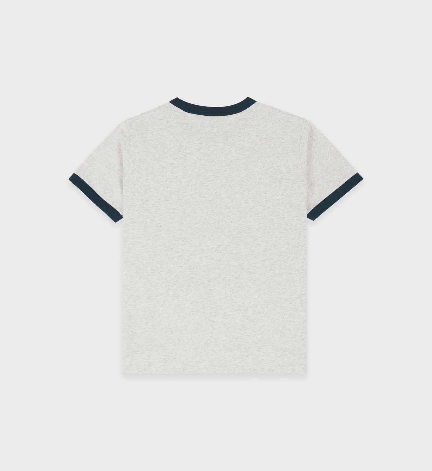 California Emblem Soft Ringer Tee - Heather Gray/Navy