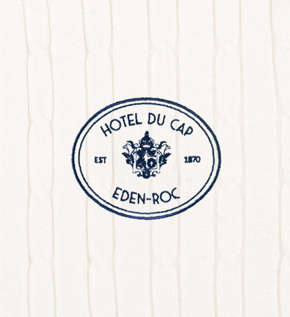 Eden Crest Mini Cable Polo - White/Navy