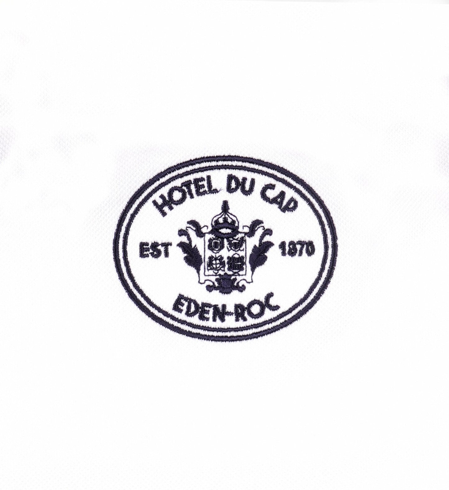Eden Crest Embroidered Pique Polo - White/Navy