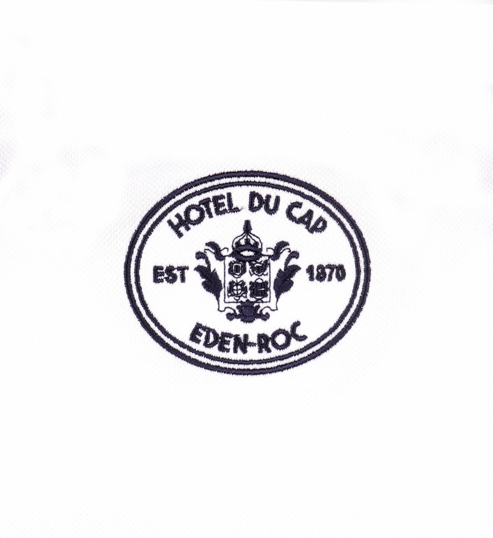 Eden Crest Embroidered Pique Polo - White/Navy