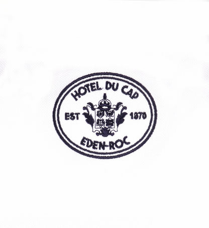 Eden Crest Embroidered Pique Polo - White/Navy