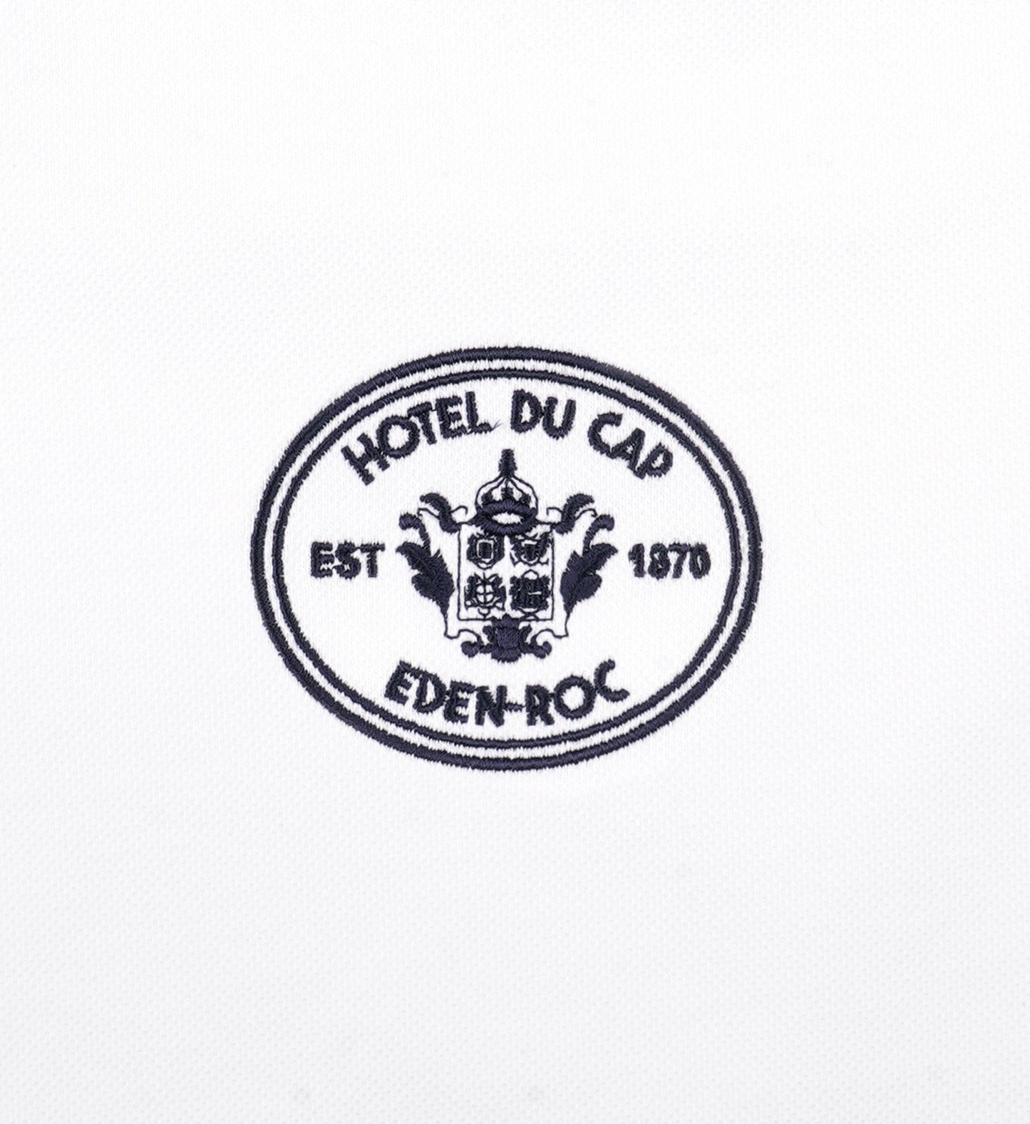 Eden Crest Embroidered Pique Tank - White/Navy