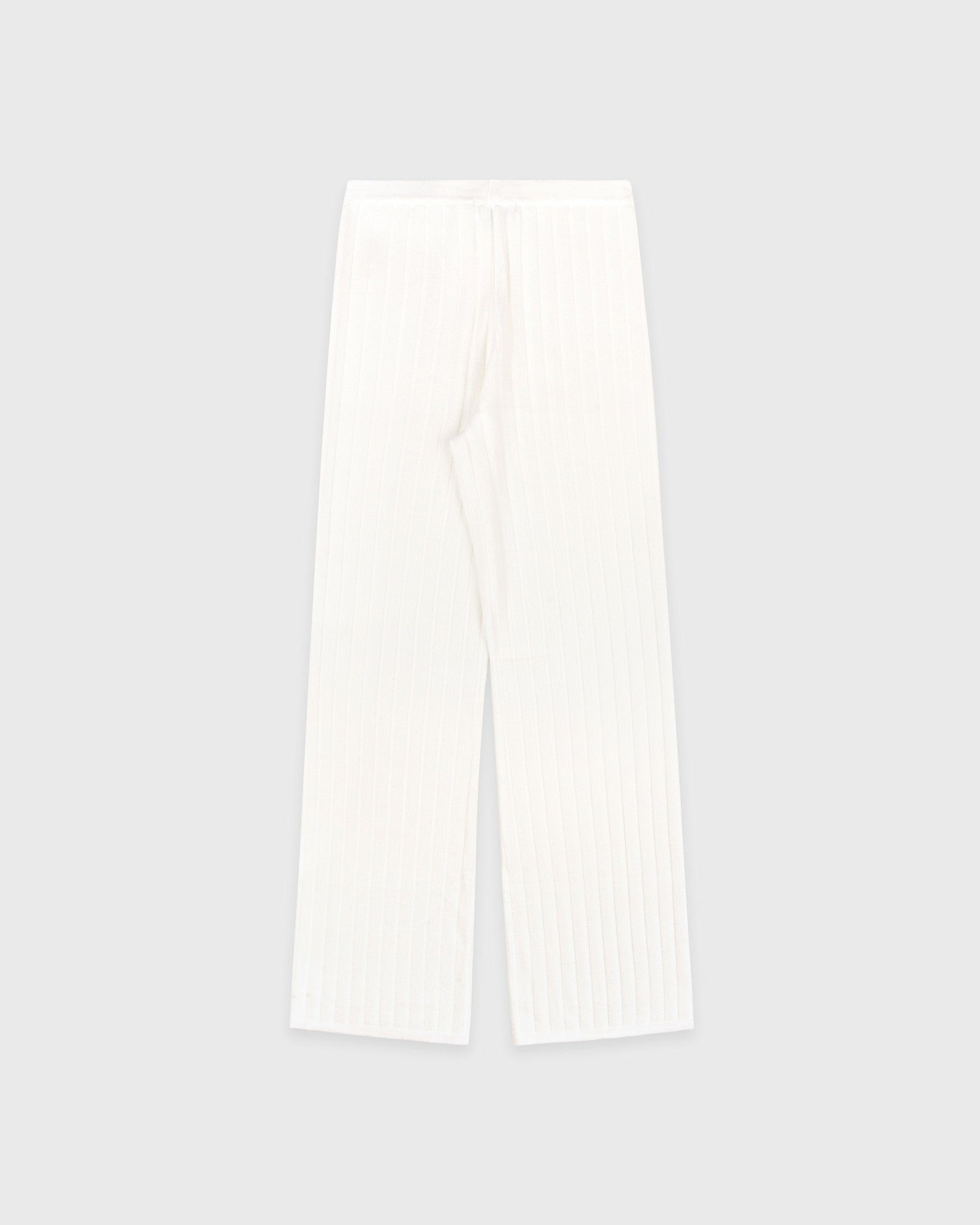 SRC Ribbed Trousers - Ecru/Navy