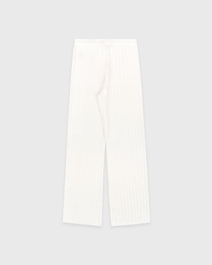 SRC Ribbed Trousers - Ecru/Navy