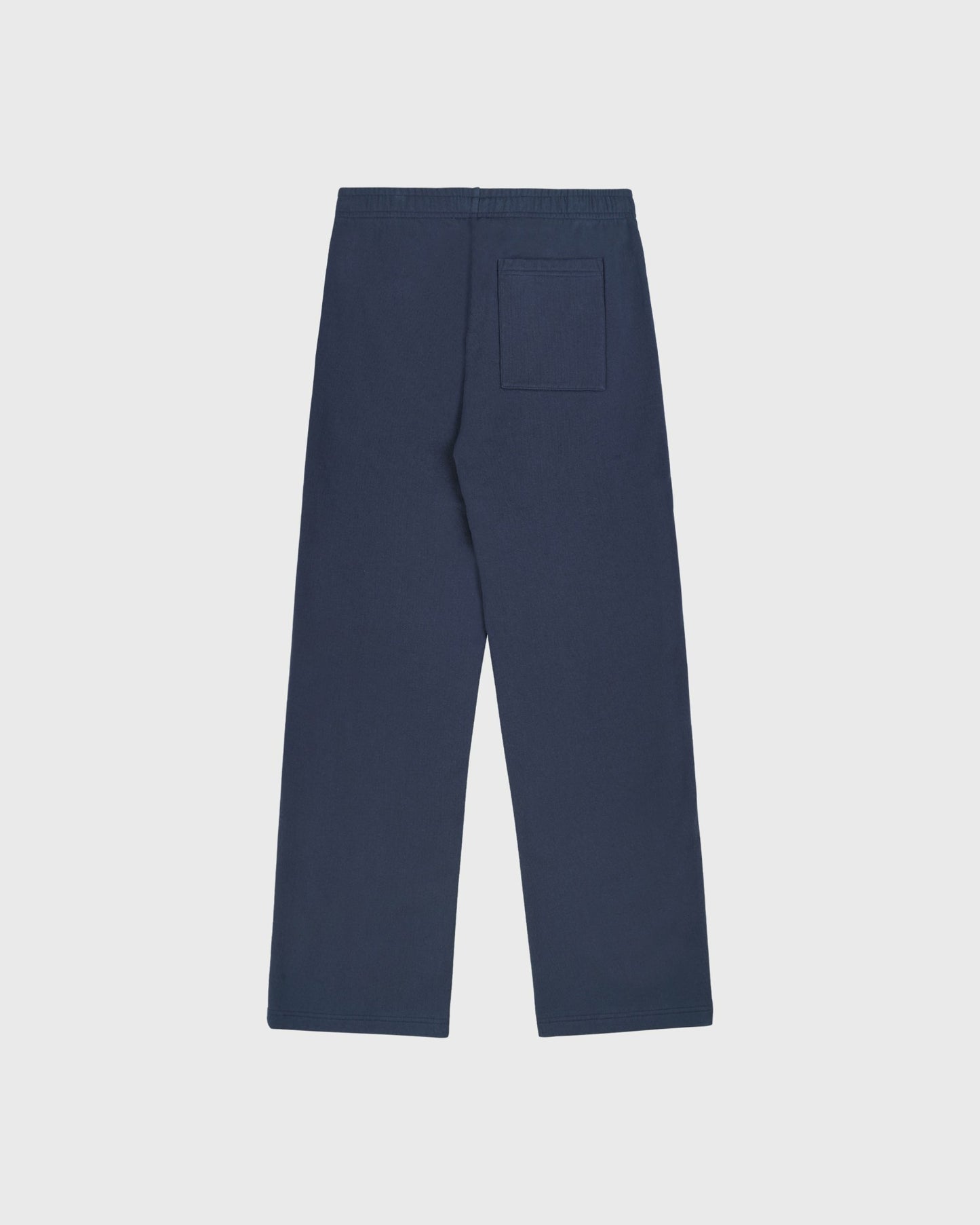 Signature Logo Embroidered Wide Sweatpant - Light Navy/White