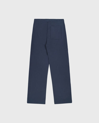Signature Logo Embroidered Wide Sweatpant - Light Navy/White