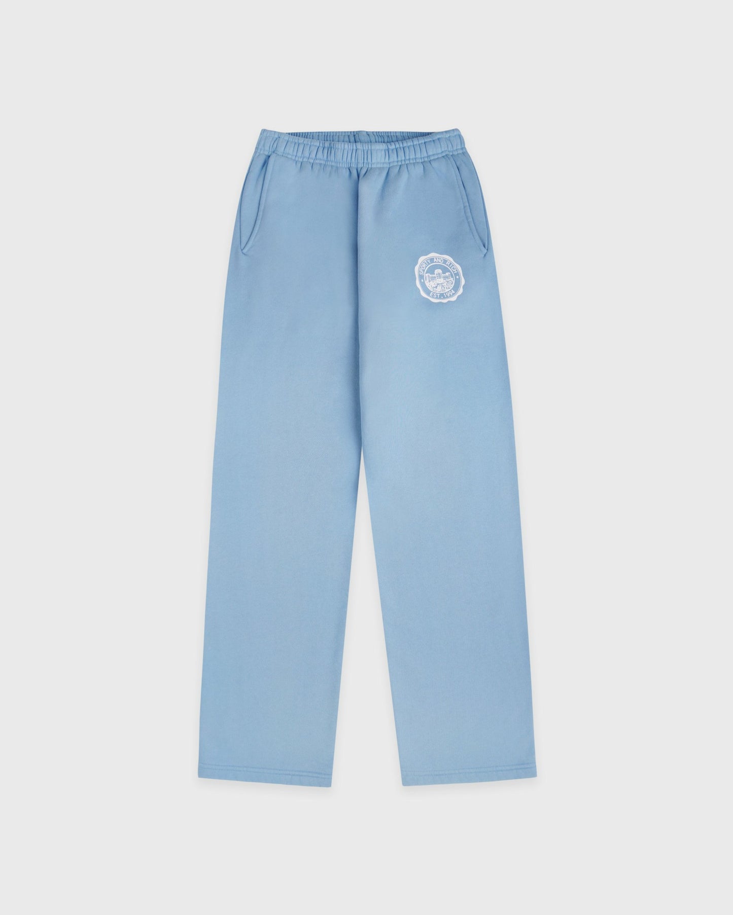 Juicy Emblem Wide Sweatpant - Sky Blue