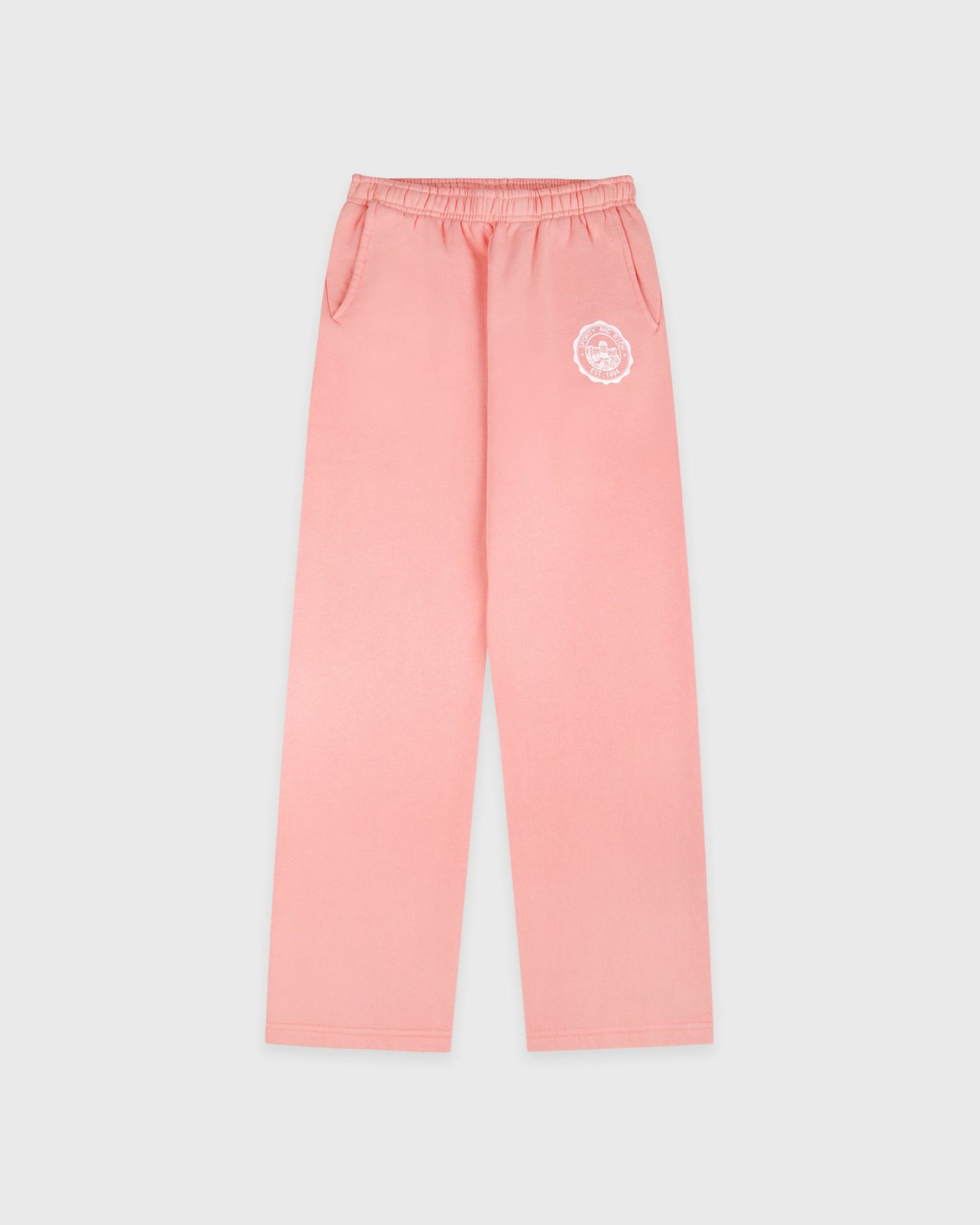 Juicy Emblem Wide Sweatpant - Rose