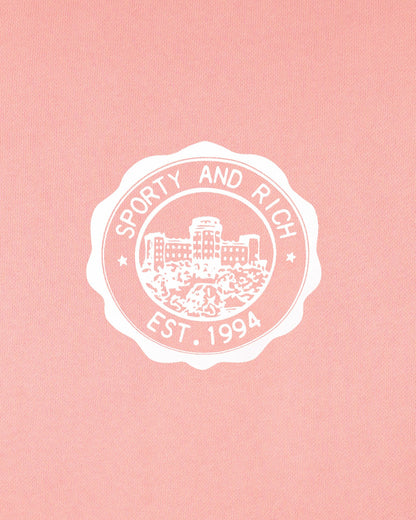 Juicy Emblem Wide Sweatpant - Rose